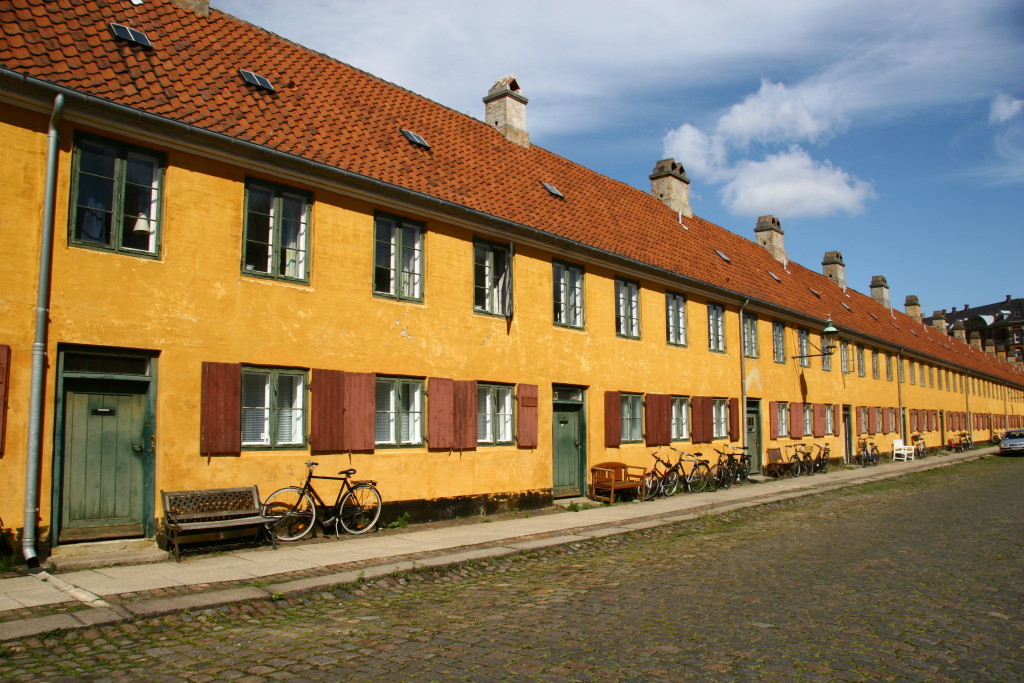 Nyboder - weltbekanntes Stadtviertel für Seeleute in Kopenhagen