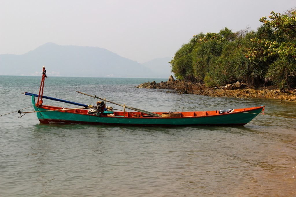 Boot vor Rabbit Island