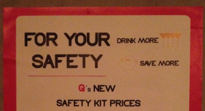 Drink More For Your Safety!
