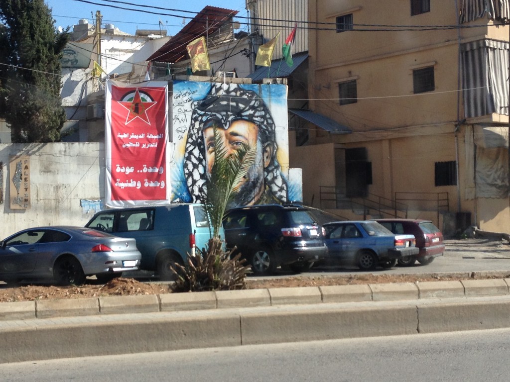 Wahlplakat in Beirut / Libanon