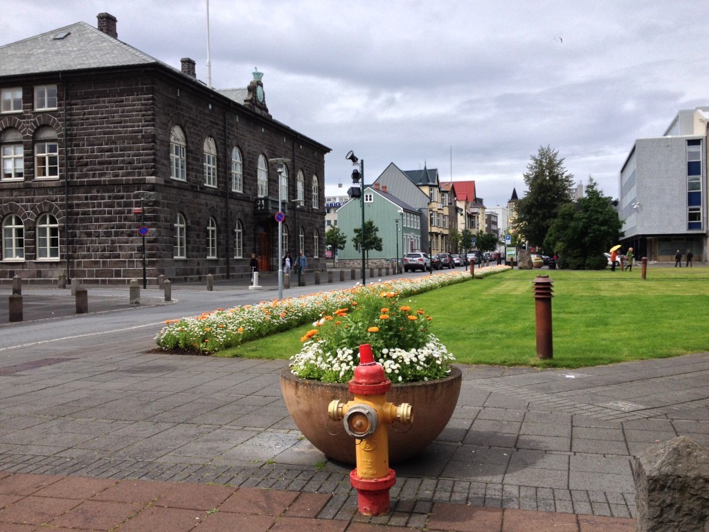Innenstadt von Reykjavík, die Hauptstadt von Island