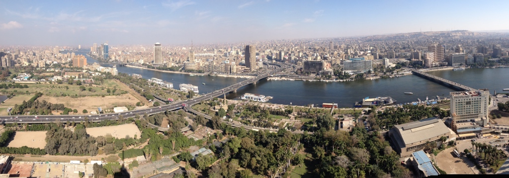 Panorama von Kairo vom Cairo Tower aus