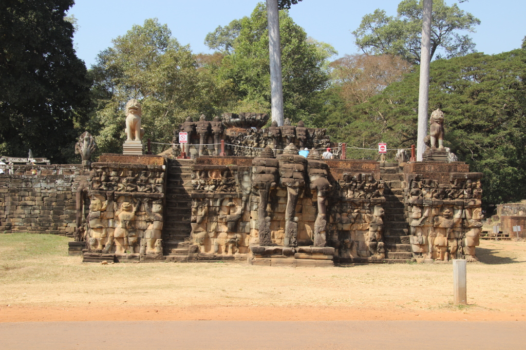 Terrasse der Elefanten in Angkor Thom