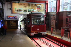 Historische Drahtseilbahn "The Peak Tram"