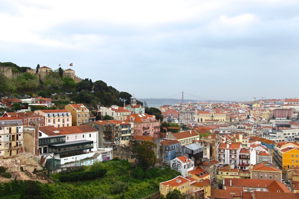Miradouro Graça - Beste Aussichten auf Lissabon, Castelo de São Jorge und Ponte 25 de Abril