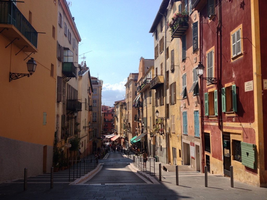 Vieux Nice - Rue Rosetti in der Altstadt in Nizza