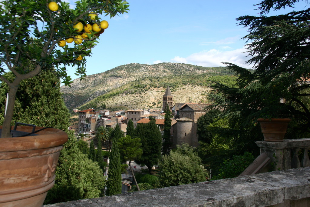 Villa d'Este - Ausblick auf Tivol