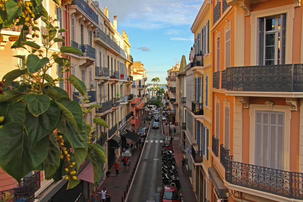 Straße in Cannes