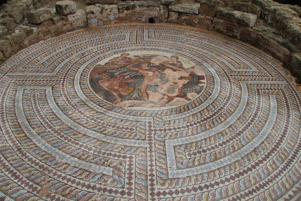 House of Theseus - Mosaic with Theseus