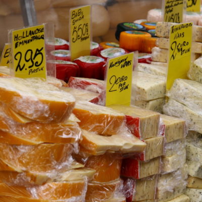 Käse auf dem Markt in Amsterdam