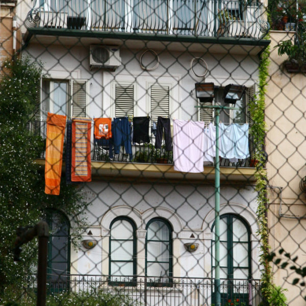 Wäscheleinencharme in Taormina