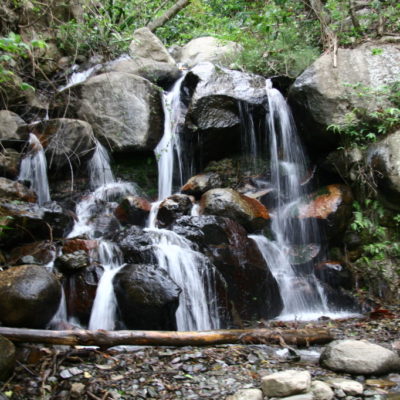 Wasserfälle auf dem Pfad zum Machu Picchu