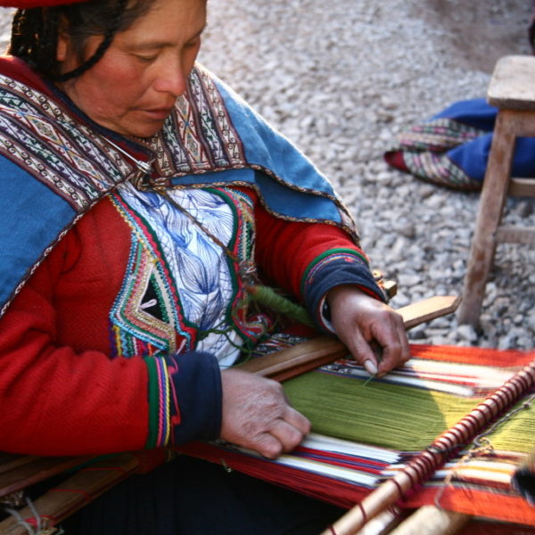 Weberin in Písac / Peru