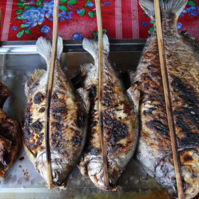 Kampot Crab Market - BBQ Fish