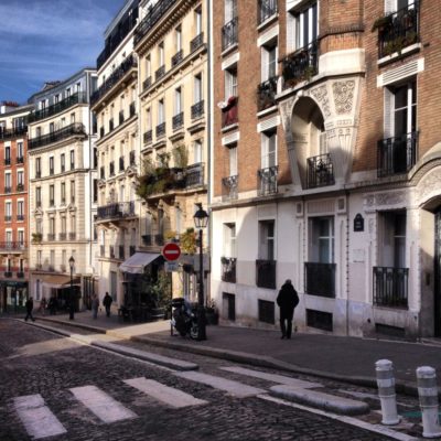 Straße in Montmartre