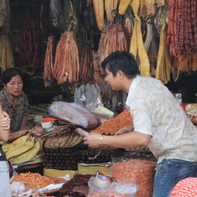 Fleisch & Fisch in Phnom Penh