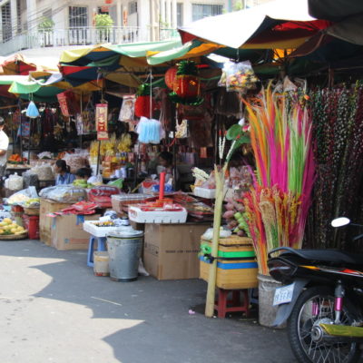 Phsar Chas - Bunte Stände auf dem alten Straßenmarkt