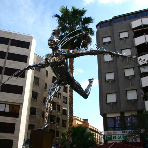 Ikarus-Skulptur in Santa Cruz de Tenerife